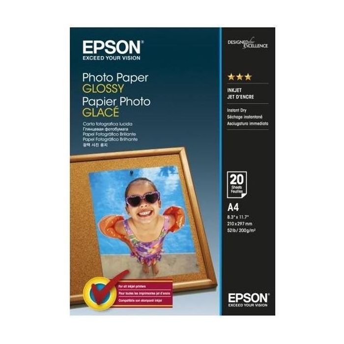 Фотопапір Epson A4 Glossy Photo Paper (C13S042538)