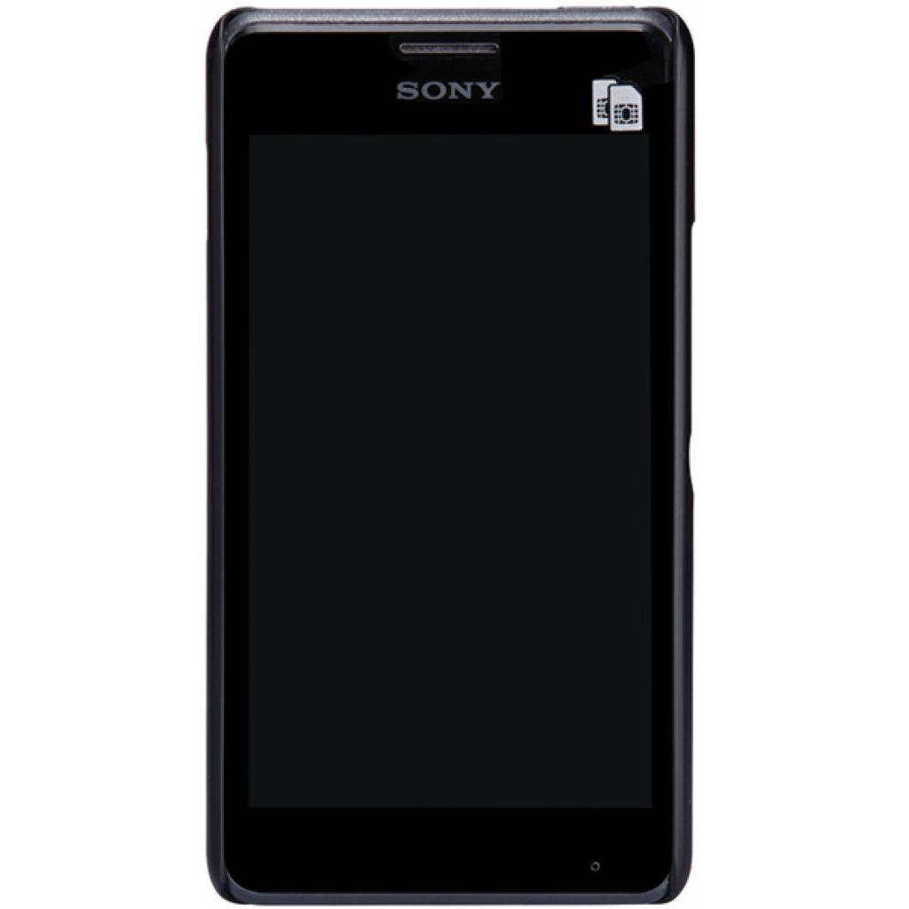 Чехол для мобильного телефона Nillkin для Sony Xperia E1 /Super Frosted Shield/Black (6147166) изображение 5