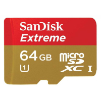 Карта памяти SanDisk 64GB microSDXC Class 10 UHS-I U3 (SDSDQXP-064G-G46A)