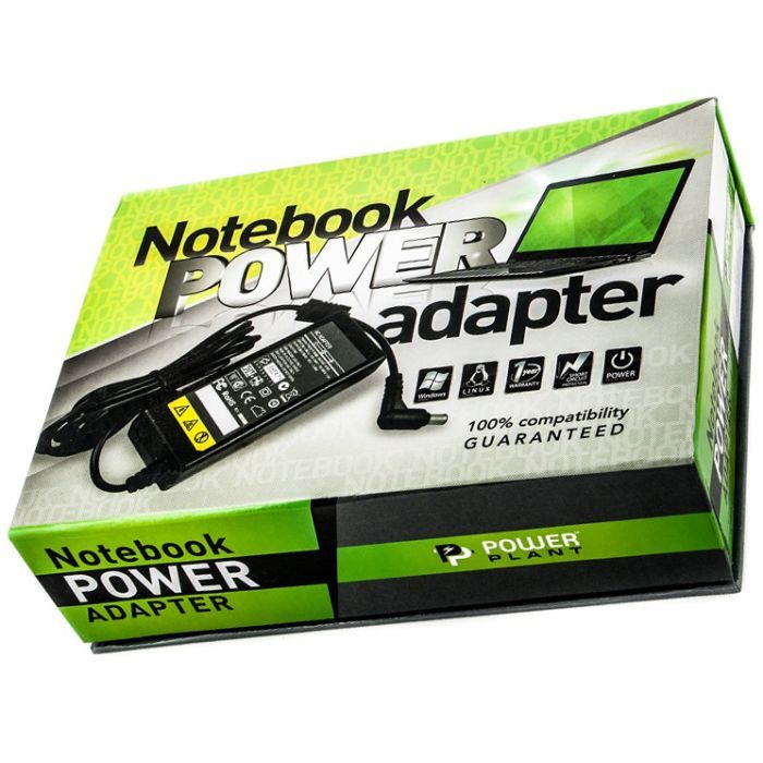 Блок живлення до ноутбуку PowerPlant HP, COMPAQ 220V, 18.5V 90W 4.9A (oval) (HP90EOVAL) зображення 2