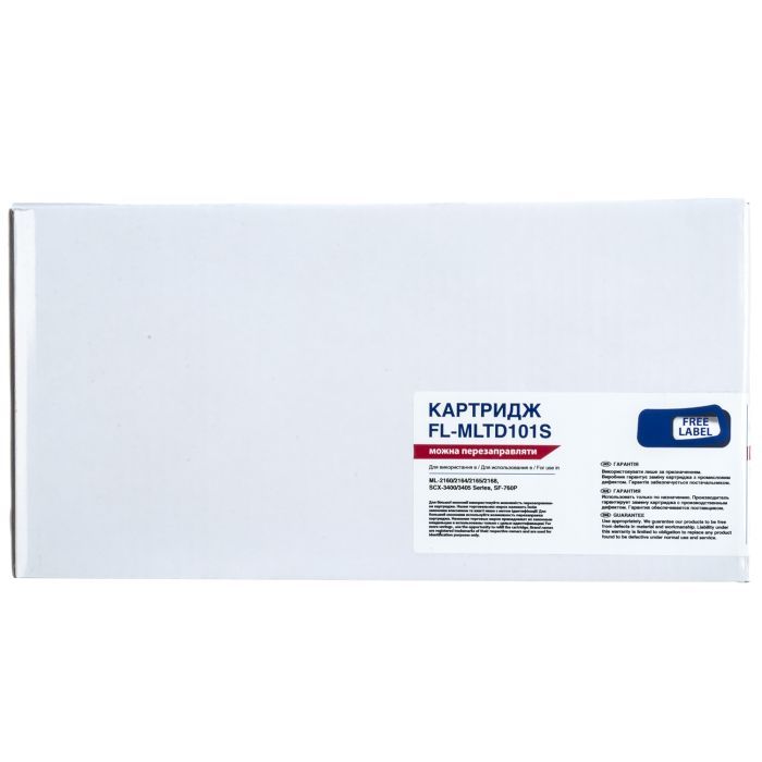Картридж FREE Label SAMSUNG MLT-D101S (для ML-2160/ 2164/ 2165/ 2168, SCX-3400) (FL-MLTD101S) изображение 2
