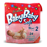 Подгузники BabyBaby Soft Premium Mini 2 (3-6 кг) 24 шт (8588004865501)