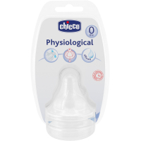 Соска Chicco силиконовая с антиколиковым клапаном 0 мес+ 2 шт (81625.00)