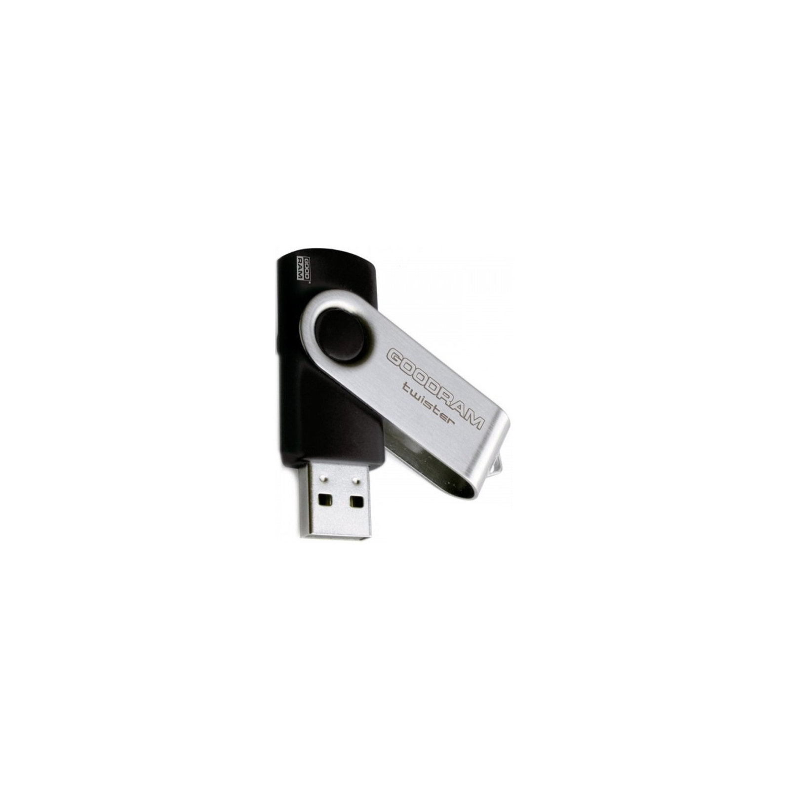 USB флеш накопичувач Goodram 64GB Twister Black USB 2.0 (UTS2-0640K0R11) зображення 2