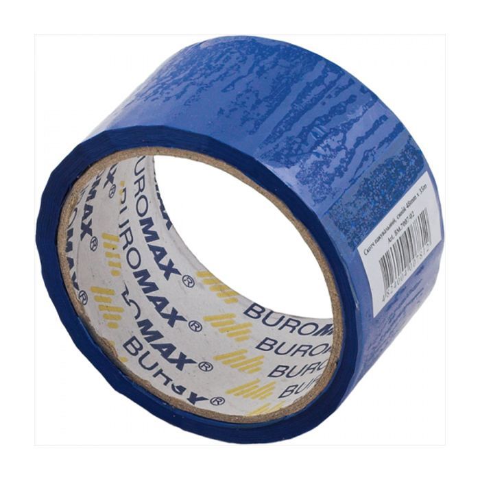 Скотч Buromax Packing tape 48мм x 35м х 43мкм, blue (BM.7007-02)