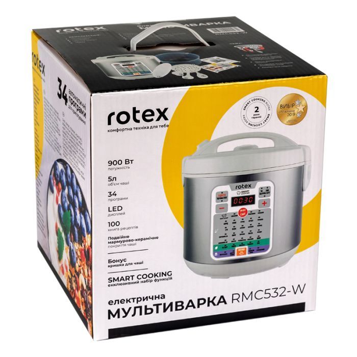 Мультиварка Rotex RMC 532-W (RMC532-W) изображение 8
