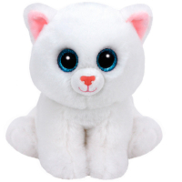 Мягкая игрушка Ty Beanie Babies Белая кошка Pearl 25 см (90236)