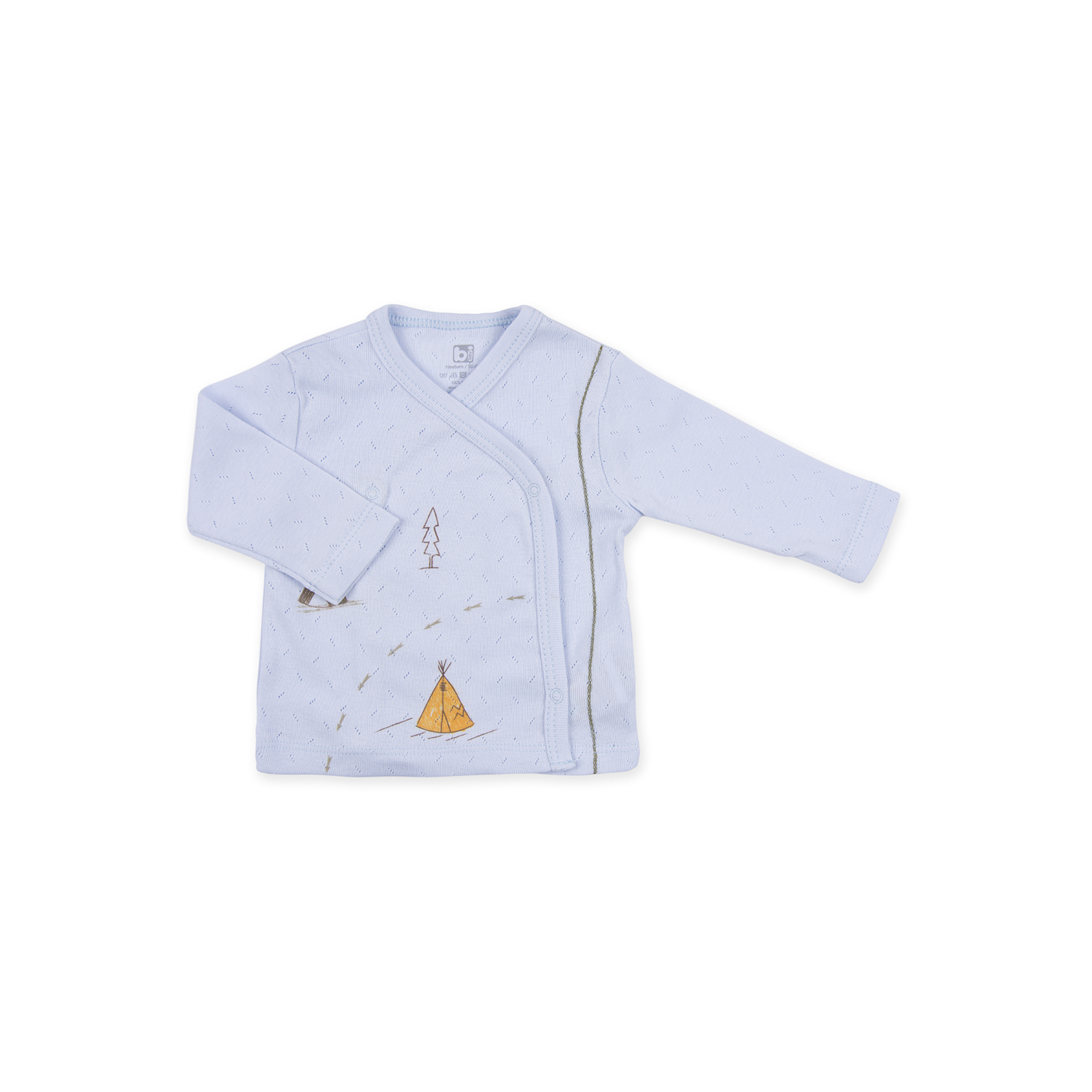 Набор детской одежды Bibaby 5 шт для мальчиков, " Camp frends" голубой (62063-0-3m/B-blue) изображение 2