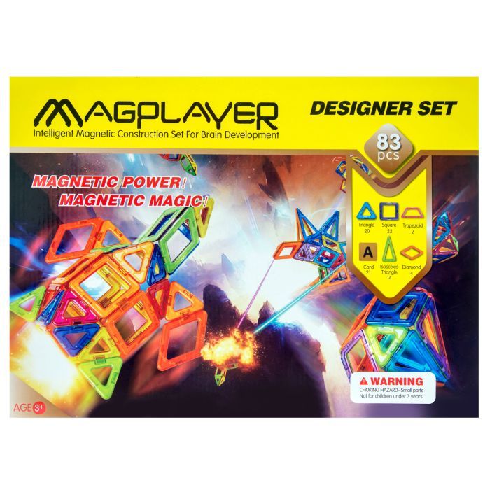 Конструктор Magplayer Набор 83 элемента (MPA-83) зображення 5