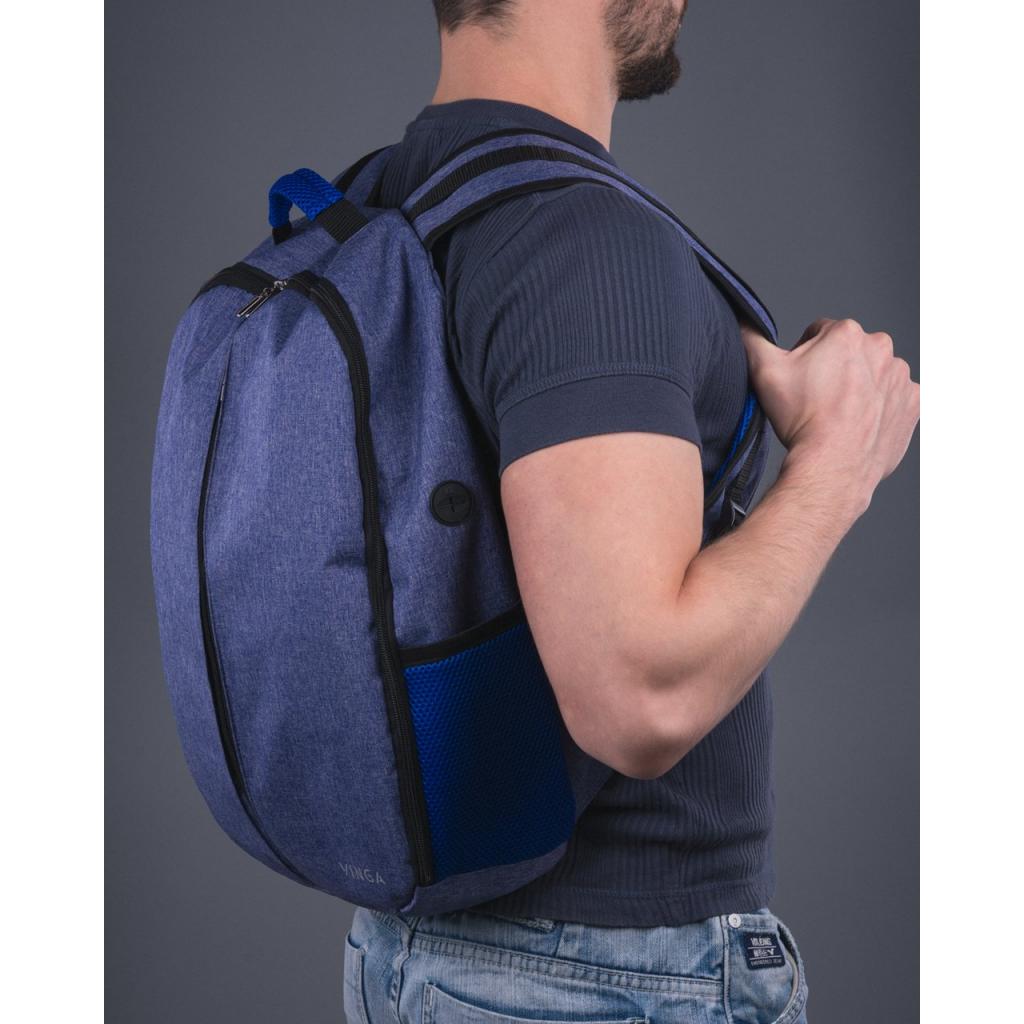 Рюкзак для ноутбука Vinga 15.6" NBP450BL blue (NBP450BL) изображение 10