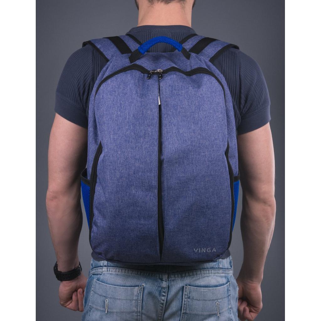 Рюкзак для ноутбука Vinga 15.6" NBP450BL blue (NBP450BL) изображение 12