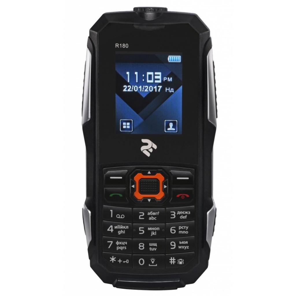 Мобильный телефон 2E R180 Dual Sim Black (708744071026)