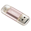 USB флеш накопичувач Apacer 16GB AH190 Rose Gold USB 3.1/Lightning (AP16GAH190H-1) зображення 2