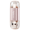 USB флеш накопичувач Apacer 16GB AH190 Rose Gold USB 3.1/Lightning (AP16GAH190H-1) зображення 3