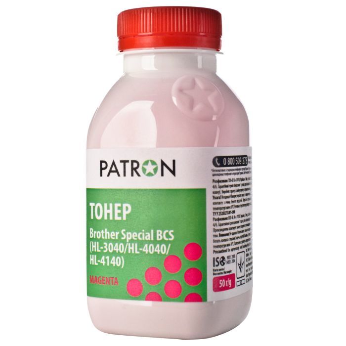 Тонер Brother TN-230/TN-130/TN-135/TN-320/TN-325 HL-3040 MAGENTA Patron (T-PN-BCS-M-050) зображення 2
