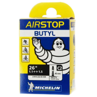 Велосипедная камера Michelin C2 AIRSTOP 26"х1-1,25 (25/35X559) PR40мм (460871)