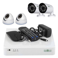 Комплект видеонаблюдения Greenvision GV-K-S17/04 1080P (6660)