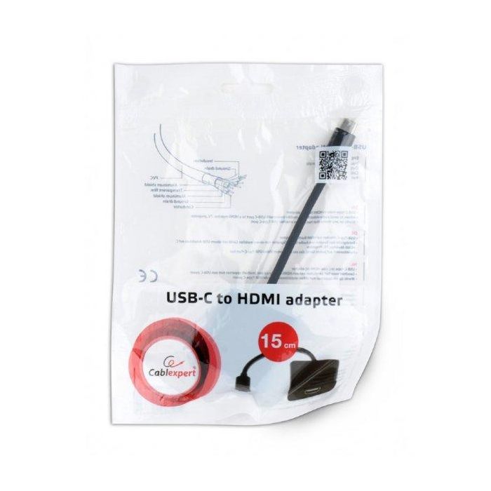 Перехідник Type-C to HDMI Cablexpert (A-CM-HDMIF-01) зображення 2