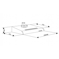 Вытяжка кухонная Eleyus Vizor 60 BR изображение 12