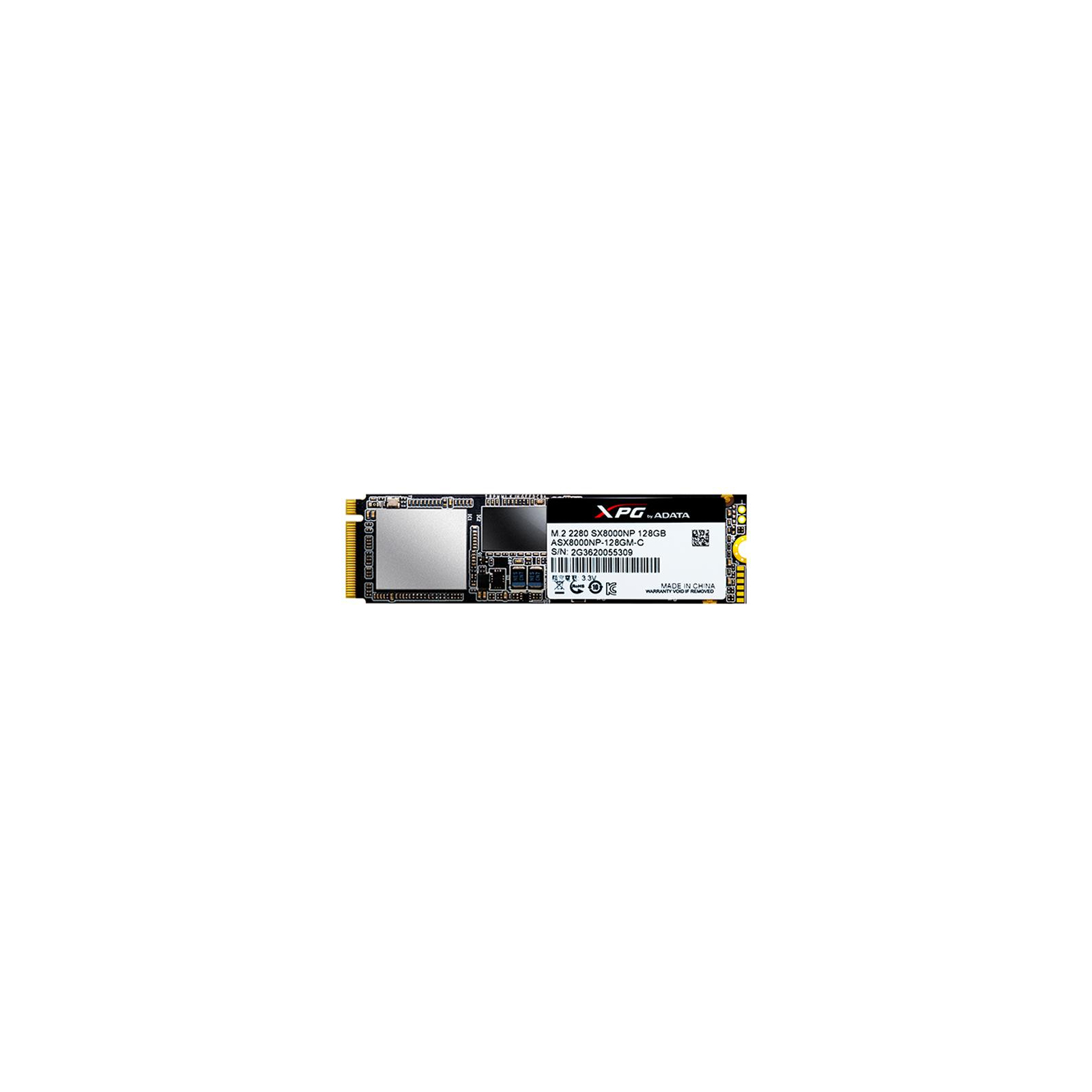 Накопичувач SSD M.2 2280 128GB ADATA (ASX8000NPC-128GM-C)
