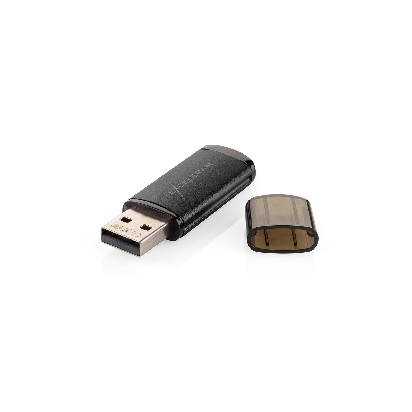 USB флеш накопитель eXceleram 64GB A3 Series Black USB 2.0 (EXA3U2B64) изображение 5