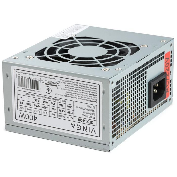 Блок питания Vinga 400W ОЕМ (SFX-400) изображение 10