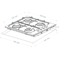 Варочная поверхность Minola MGM 61115 BL изображение 3