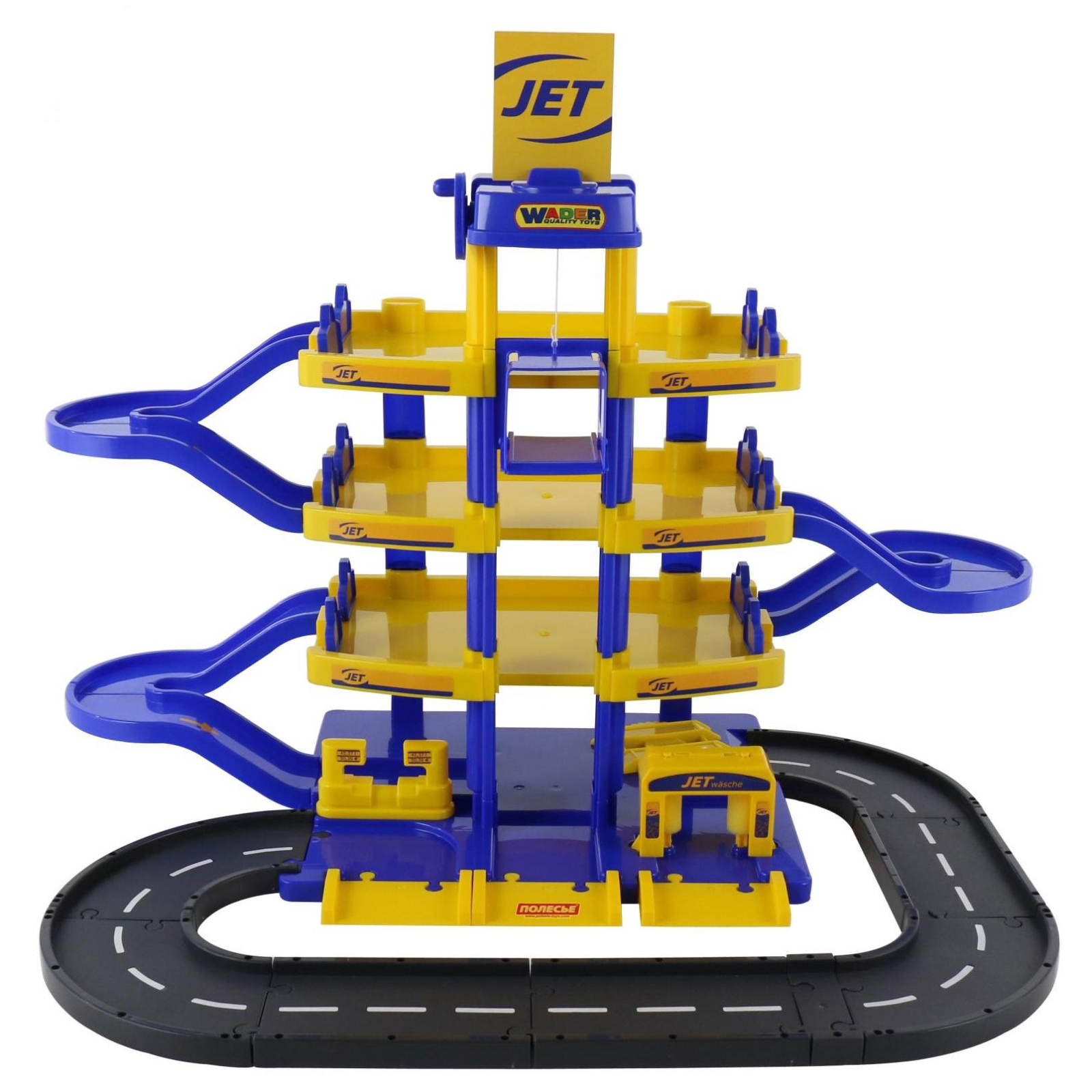 Игровой набор Polesie Паркинг JET 4-уровневый с дорогой (40220) изображение 3
