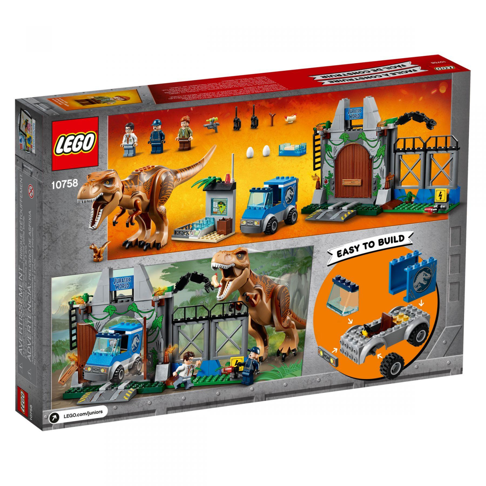 Конструктор LEGO Втеча тиранозавра (10758) зображення 8