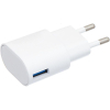 Зарядное устройство Inkax CD-24 Travel charger + Type-C cable 1USB 2.1A White (F_72204) изображение 2
