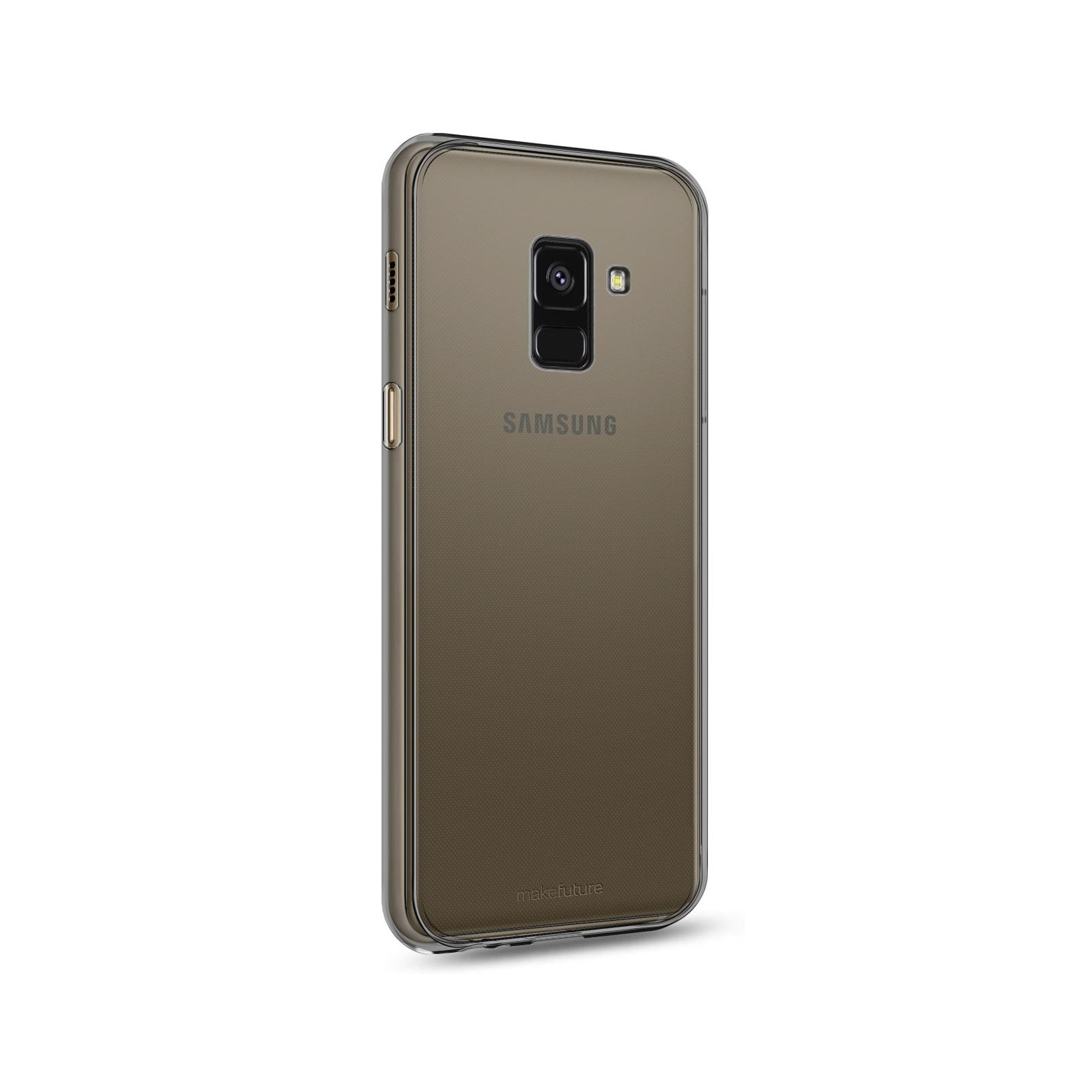 Чохол до мобільного телефона MakeFuture Air Case (Clear TPU) Samsung A8 Plus 2018 Black (MCA-SA818PBK) зображення 2