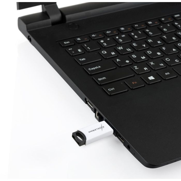 USB флеш накопитель eXceleram 64GB H2 Series White/Black USB 2.0 (EXU2H2W64) изображение 5