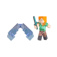 Фігурка для геймерів Jazwares Minecraft Alex with Elytra Wings серия 4 (16492M)
