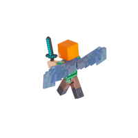 Фігурка для геймерів Jazwares Minecraft Alex with Elytra Wings серия 4 (16492M) зображення 3