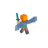 Фігурка для геймерів Jazwares Minecraft Alex with Elytra Wings серия 4 (16492M) зображення 3