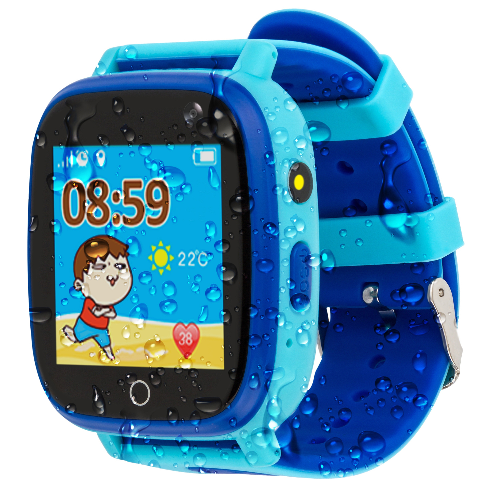 Смарт-часы Amigo GO001 GLORY iP67 Blue-Yellow (976266) изображение 7