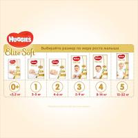 Подгузники Huggies Elite Soft 0+ (до 3,5 кг) Jumbo 50 шт (5029053548012) изображение 10