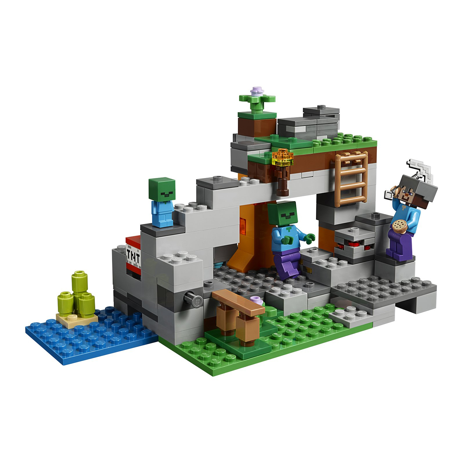 Конструктор LEGO MINECRAFT Печера зомбі 241 деталь (21141) зображення 2