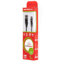 Дата кабель USB 2.0 AM to Type-C 1.0m Cablexpert (CCPB-C-USB-11BK) изображение 2