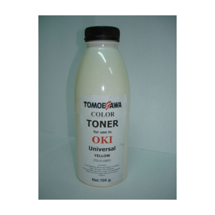Тонер OKI UNIVERSAL, 100г Yellow Tomoegawa (TG-O-100Y)
