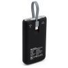 Батарея универсальная Vinga 10000 mAh SuperQC soft touch w/cable 22.5W black (VPB1SQSCBK) изображение 2