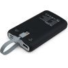 Батарея универсальная Vinga 10000 mAh SuperQC soft touch w/cable 22.5W black (VPB1SQSCBK) изображение 4