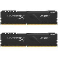 Модуль памяти для компьютера DDR4 32GB (2x16GB) 3733 MHz HyperX Fury Black Kingston Fury (ex.HyperX) (HX437C19FB3K2/32)
