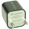 Зарядное устройство Florence 1USB 1A + microUSB cable black (FL-1000-KM) (FL-1000-KM)