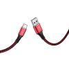 Дата кабель USB 2.0 AM to Type-C 1.0m Jagger T-C814 Red T-Phox (T-C814 red) зображення 3