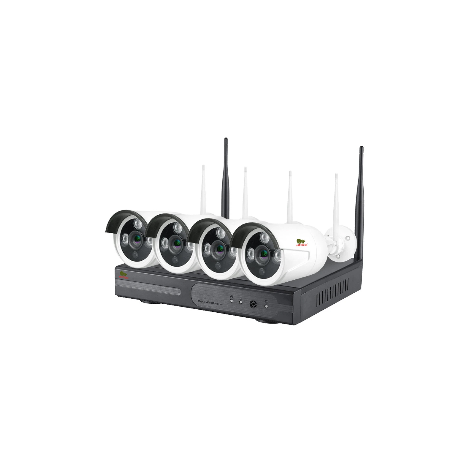 Комплект видеонаблюдения Partizan Outdoor Wi-Fi Kit IP-36 4xCAM+1xNVR v1.1 (10521)