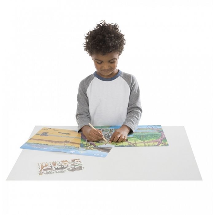 Набор для творчества Melissa&Doug Переводные наклейки Джунгли и Саванна (MD9532) изображение 3