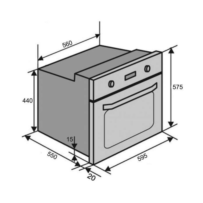 Духовой шкаф Ventolux CHESTER 6 TC (BK) изображение 7