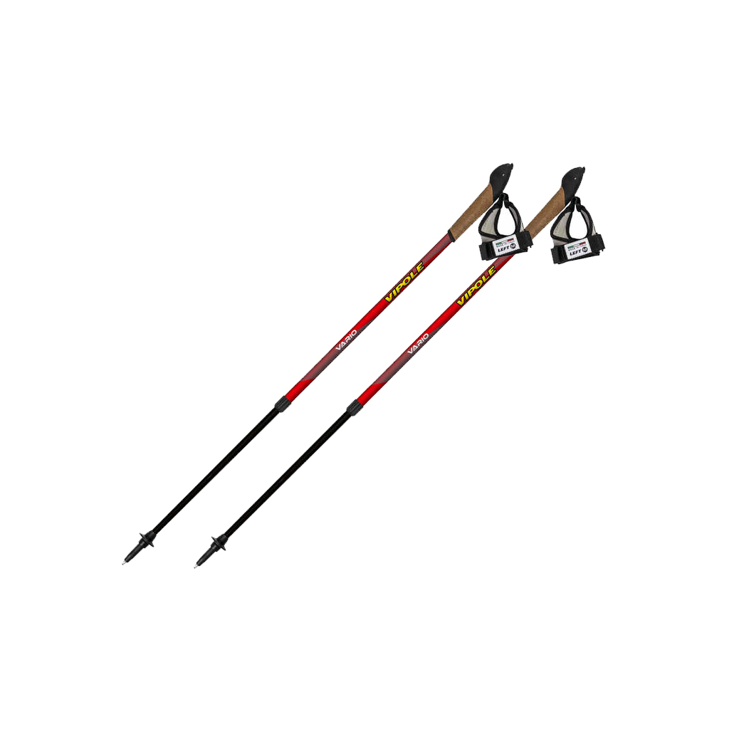 Палки для скандинавской ходьбы Vipole Vario Top-Click Red DLX S1948 (927594)