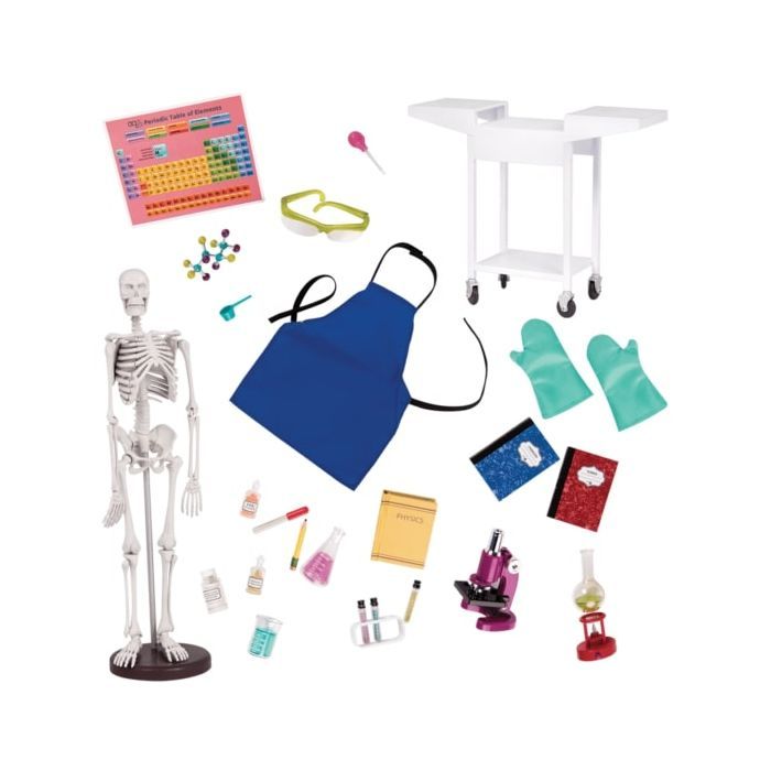 Игровой набор Our Generation набор аксессуаров Школьный научный набор (BD37431D) изображение 2